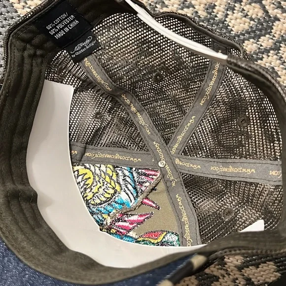 NWT Ed Hardy Camo Trucker Hat